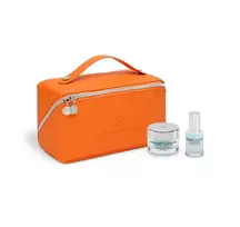 GERMAINE DE CAPUCCINI Timexpert Hydraluronic / Veido priežiūros rinkinys - veido kremas normaliai ir sausai odai supreme sorbet + drėkinamasis serumas 3D force + dovanų kosmetinė 50ml + 30ml + 1vnt