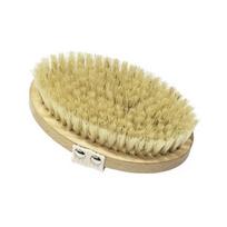 Nuum Cosmetics Dry Exfoliating Body Brush Vidutinio stiprumo masažinis kūno šepetys, 1vnt.