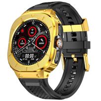 Dirželis Samsung Galaxy Watch Ultra 47mm Sportinis apyrankė correa Galaxy Watch 7 Ultra 47 Nerūdijančio plieno korpusas+TPU silikoninis dirželis Galaxy Watch Ultra sidabras