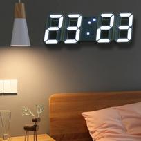 Skaitmeninis elektroninis laikrodis LED stalo laikrodis Reguliuojamas ryškumas Žadintuvas Madingas sieninis