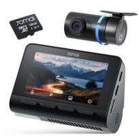 70mai 4K vaizdo registratorius A800SE su 8MP naktiniu matymu ir 128GB SD kortele. Funkcijos apima Naktinis matymas, LCD ekranas, ADAS saugaus vairavimo pagalba, Nuolatinis įrašymas, Parkavimo režimas juoda
