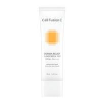 Cell Fusion C Derma Relief Sunscreen 100 SPF50+ PA++++ Sensitive Skin Soothing Sun Cream 50ml