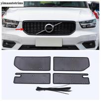 Automobilio priekinės grotelės VOLVO XC40 2018 - 2025 Vidurinio oro įleidimo angos tinklelio dangtelio apdailos apsaugos priedai Išorė Vertical Net
