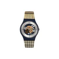 SWATCH Unisex 41mm Skeletinis laikrodis SUON129 SUON129 Skeleton Dial