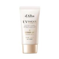 d'Alba UV Essence Waterfull Cover-Up Sunscreen SPF50+ PA++++ Natural Beige 21 Tone-Up Sun Cream 50ml