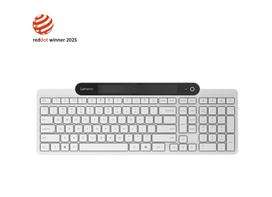 Lenovo 800 Self-Charging Bluetooth Klaviatūra-US English | Klaviatūra | Bluetooth | US English | White