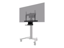 Neomounts Floor stand | AV45-500BL Laptop Shelf Kit | Height adjustment | 43-110 ” | Maximum weight (capacity) 2.5 kg | Black