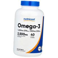 Omega-3 fatty acids, Omega-3 2500, Nutricost 120 softgels (67647004) 120softgels