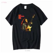 Rory Gallagher Airijos Turas 74 Marškinėliai ilgomis arba trumpomis rankovėmis vintažiniai skalbta stilingi minkšti viršutiniai drabužiai kasdieniam dėvėjimui patogūs S
