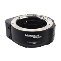 MonsterAdapter Elektroninis laikiklio adapteris Objektyvas į Sony LA-KE1 (Pentax K-Mount į E-Mount keitiklis)