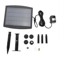 Solar powered fountain for garden,   with high capacity battery and stylish design for aquarium or hot  , suitable for pool or garden