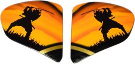 Arai Helmet Parts Holder for Pedrosa Samurai Spirit Gold 025497 VAS-V auksas