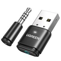 UGREEN USB garso „Bluetooth“ adapteris, suderinamas su „Windows“ ir APTX, su mini žemu „Plug and Play“ sertifikuotu siųstuvu, 5.3 juoda