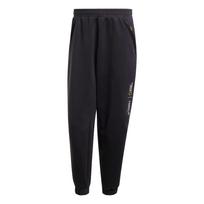 Adidas X Terrex X National Geographic FW24 Aeroready Laisvo kirpimo Megztos sportinės kelnės su raidėmis ir rankogaliais Vyriškos kelnės Juodos JJ4360 XL