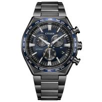 CITIZEN ATTESA Wristwatch Black ACT Made in Business Dark (Radio-Controlled, Waterproof, Lightweight) CB5967-66L, Chronograph, Light-Powered juoda