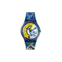 SWATCH Unisex 41mm Laikrodis SUOZ365 SUOZ365 Yellow Watch Dial