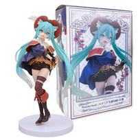 Anime Hatsune Miku figūrėlė Pasakų stebuklų šalis Hatsune Miku Bato katinas Kawaii veiksmo figūrėlės Suaugusiųjų kolekcijos modelis Žaislas Dovana