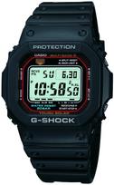 Casio Saulės laikrodis su EL Juoda G-Shock Radijo bangomis valdomas Apšvietimas, GW-M5610-1JF,