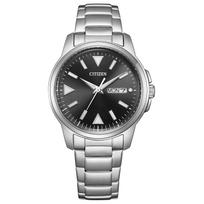 CITIZEN COLLECTION Watch with Display and Luminous BM8180-62E Men's (Simple/Light-Powered Eco-Drive/Waterproof) Day/Date Functions, Black/Silver juoda