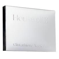 House of B Glutathione Miegojimo Kaklo Plėvelė Intensyvus Šviesinantis & Stangrinantis Kaklo Priežiūros Produktas (5 lakštai)