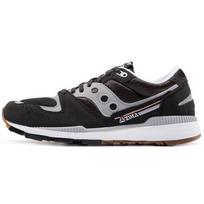 Saucony Azura Classic Retro Tinklelio Neslystantys Lengvi Žemi Bėgimo Bateliai Moteriški Sneakeriai Juodi Pilki S60437-24 35.5