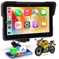 HD Vandeniui atsparus Jutiklinis Ekranas Motociklo CarPlay Monitorius su Belaidžiu CarPlay Android CarPlay GPS Android Bluetooth ir Nešiojamas CarPlay Ekranas