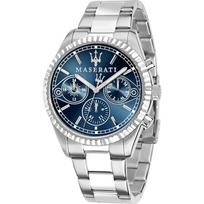 Maserati Competizione Mėlynas Metalas Sidabrinis Vyriškas Kvarcinis Laikrodis R8853100013 mėlyna