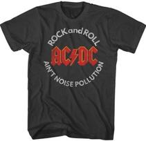 ACDC Rock And Roll Ain't Noise Pollution Men's T Shirt Unisex T-Shirt XXXXL