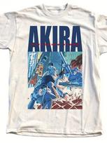 Vyriški Akira 1988 Retro Komiksų Juostelių Marškinėliai Klasikinis Akira Veikėjas Tokijo Fonas Trumpomis Rankovėmis Mašininis Įprastas Kirpimas Geometrinis S