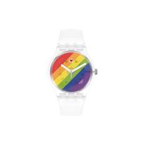 SWATCH Vyriškas 41mm Laikrodis SO29K701 SO29K701 Rainbow