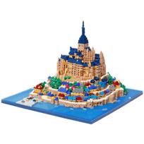 Kawada Nanoblock Mont Deluxe x 28 x 28 Amžius 12 ir Interjeras Saint-Michel Edition, 20,6 cm, Į viršų, Pomėgis, NB-059