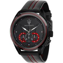 „Maserati Traguardo“ juodos odos vyriškas kvarcinis laikrodis R8871612023 juoda