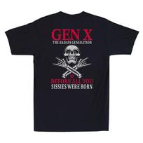 X kartos Prieš visus jūsų bailius gimstant Kaukolės Uolos Delno Atspaudas Ant Nugaros Marškinėliai Unisex T-shirt XXXL
