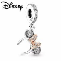 Disney Naujas 925 Sidabro Pūkuotukas Dygsniukas Tigras Kabantis Pakabukas Karoliukas tinka Originaliam Apyrankės Pasidaryk pats Festivalio Moterų vakarėlio Dovana slyva