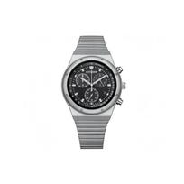 CITIZEN 50m Atsparus vandeniui Kvarcinis Mechanizmas Nerūdijančio Plieno Apyrankė Laikrodis Unisex Juodas Ciferblatas AT2540 57E AT2540-57E Black Dial