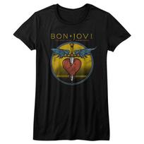 Bon Jovi You Give Love A Bad Name Women's Fitted T Shirt Rock Music Unisex T-Shirt S