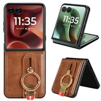 Odinis telefono dėklas su riešo dirželiu For Motorola Razr 40 juoda