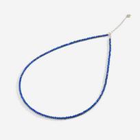 Natūralaus akmens karoliai Spinelis/Lapis Lazuli/Amazonitas/Ametistas/Turmalinas/Ametistas Grandinėlė 2MM Sidabras 925 Papuošalas Collier Femme 40-43cm olivinas