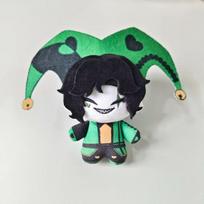 Laisvalaikio Cirko 10 cm Naujas Pliušinis Pierrothe Harlequin Freaks Pierrot Pliušinės Lėlės Žaislai Anime Žaidimų Aksesuarai Pliušinis Pakabukas Dovanos 10cm