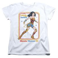 Stebuklų Moteris 1984  Retro Teisingumas 84  Moteriški marškinėliai Unisex marškinėliai M white