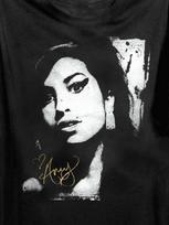 Amy Winehouse Signature Dovanų Rinkinys Gerbėjams Pilno Dydžio Juodi Unisex Marškinėliai CH95 Unisex T-Shirt L