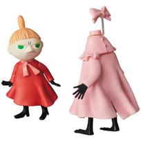 UDF Itin Detali Figūrėlė MOOMIN Serija 6 Mažoji Miu ir maždaug 56 mm bei 69 mm paruoštos figūrėlės Česnakas, aukštas, iš anksto nudažytas,