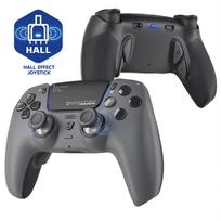 HEXGAMING Hall Effect Versija Phantom Pro Žaidimų Valdiklis skirtas ir su 4 Priskiriamais Galiniais 6 8 Keičiamais Analoginiais ir Reguliuojamais Adaptyviais Triggeriais pilka spalva