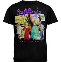 Genesis roko grupės marškinėliai Juodi Trumpomis Rankovėmis Visų Dydžių S iki 5XL 76 Unisex Marškinėliai XXXXL