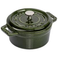Staub Pico Cocotte Round Basil Green Enamel Pot Japanese La Cocotte Round  Mini 10cm  Small, Double-Handled [Official Product] 40509-804