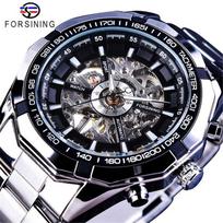 „Forsining“ vyriškas madingas laikrodis automatinis mechaninis laikrodis GMT101-4-A
