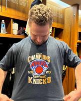 2025 NBA taurės čempionų Knicks marškinėliai Dydis S-5XL Unisex T-shirt S