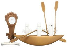 MEDICOM TOY UDF MOOMIN Series 3 Hattifattener boat and PVC painted finished figure (with barometer) Non-scale juoda