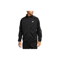 Nike striukė su abėcėlės logotipu ir užtrauktuku ilgomis rankovėmis, juoda DX0670-010 XL-T