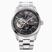 Orient Star Automatinis Modernus Skeletas Mechaninis Pagamintas su Atviru Ciferblatu Pilkas RK-AV0005N Vyriškas Laikrodis, Dizainas, Mechanizmas, Japonija, 2 Metų Gamintojo pilka spalva